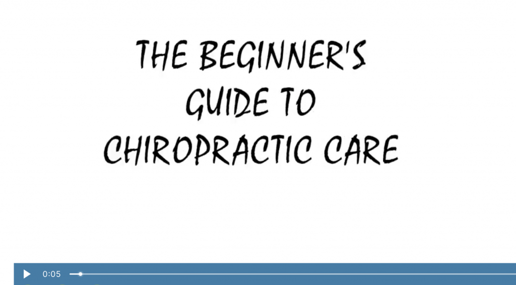 The beginners guide to chiropractic