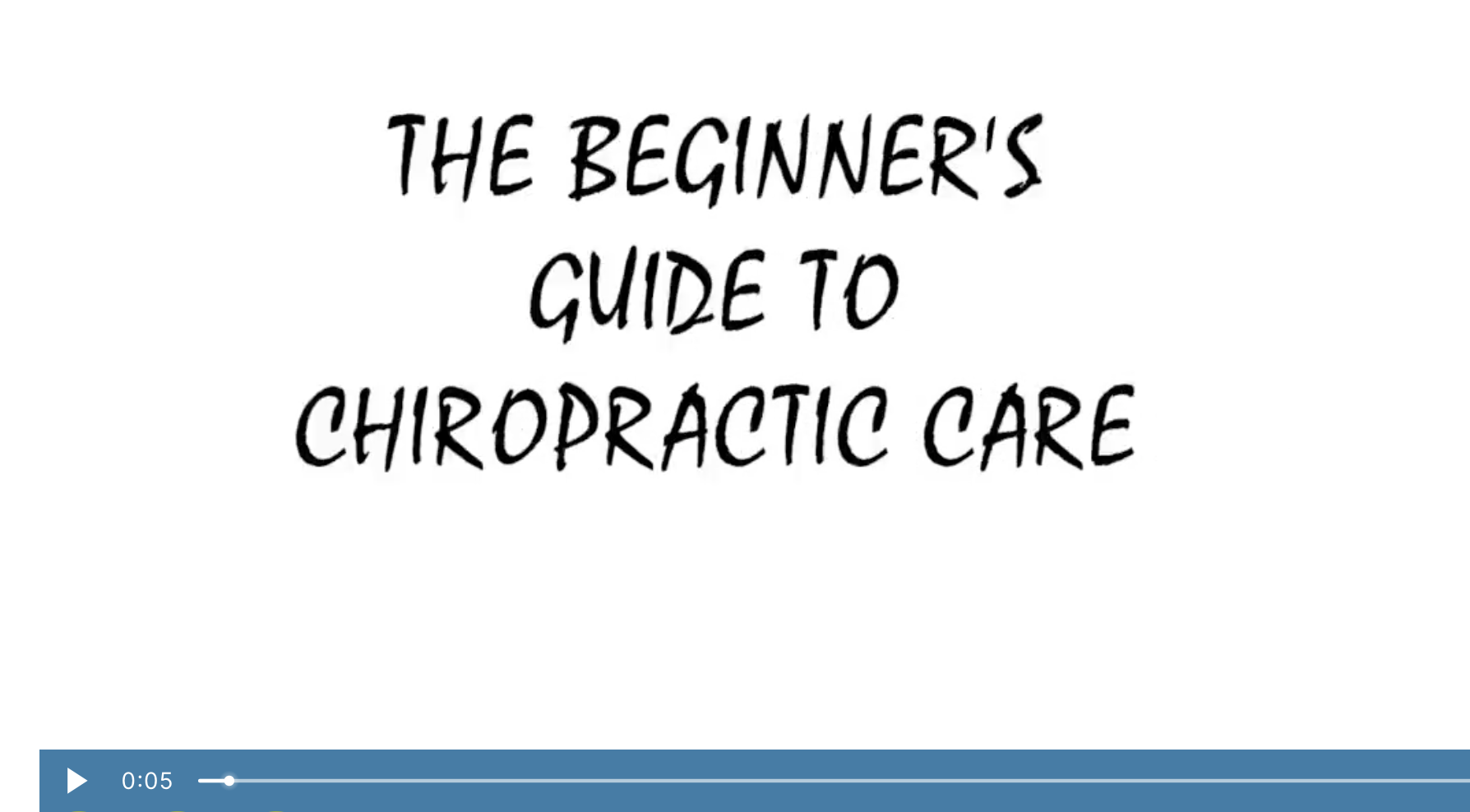 The beginners guide to chiropractic