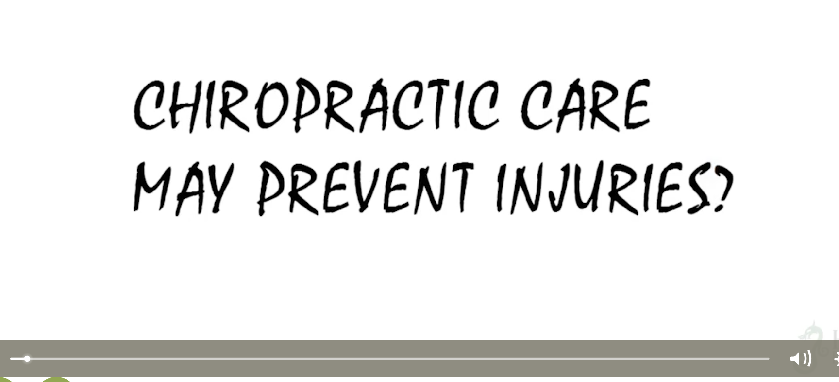 Chiropractic care may prevent injuries